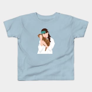 Holly and cat. Kids T-Shirt